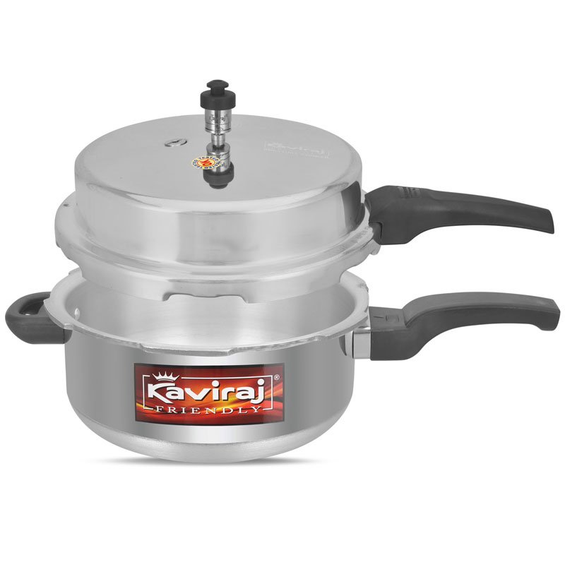 Kaviraj 12 Ltrs Twn Pack Pressure Cooker - Image 5