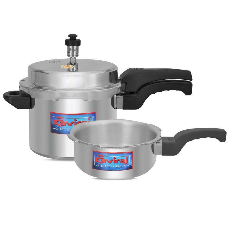 Kaviraj 3 Ltrs Twin Pack Pressure Cooker - Image 7