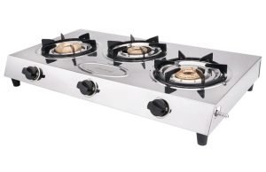Kaviraj Eco  3 Burner LPG  SS