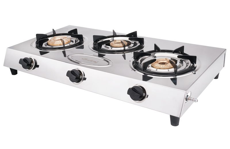 Kaviraj Eco 3 Burner LPG SS