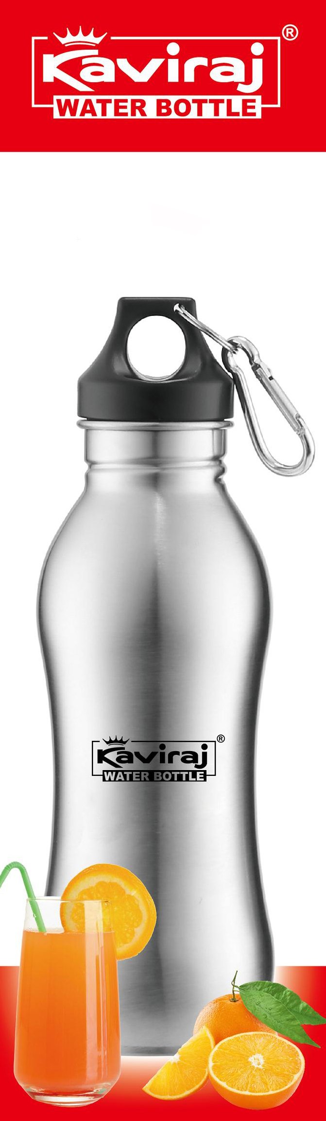 Kaviraj 750 ML Single Wall Bottle